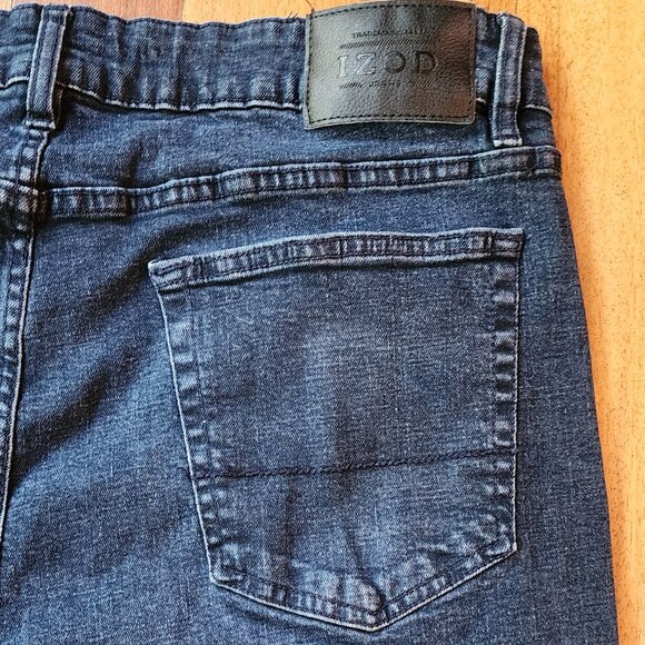IZOD Indigo Comfort Stretch Straight Fit Jeans Size 38 x 34 - Picture 15 of 16